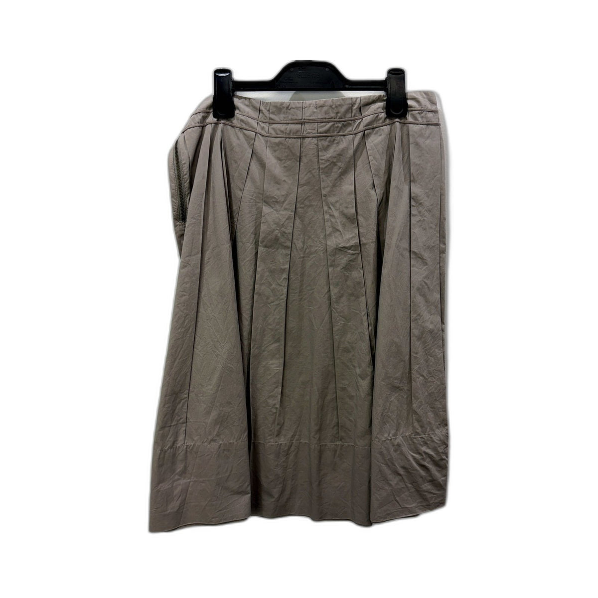 Country Road Womens Pleated Midi Skirt Taupe Grey Size 10 NEW