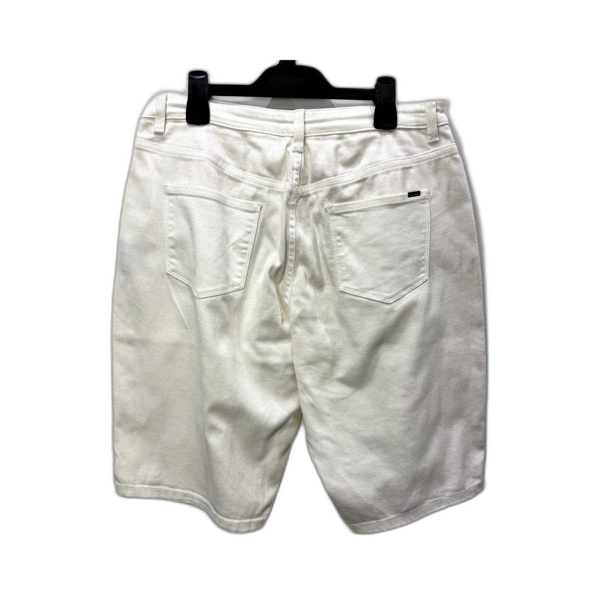David Lawrence Womens White Denim Shorts by Size 12 Classic Fit