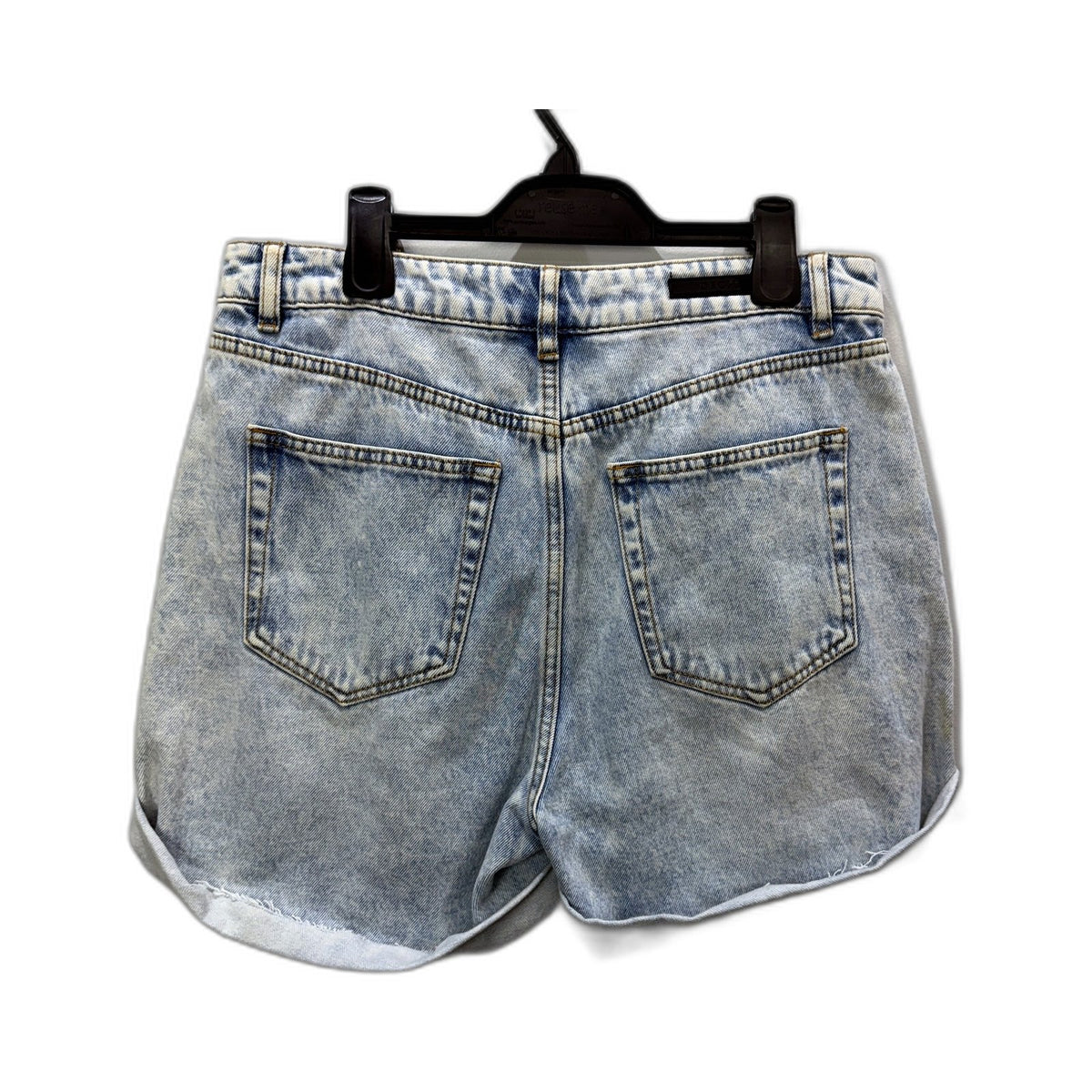 Decjuba Womens High Waisted Light Blue Denim Shorts Size 12 Vintage