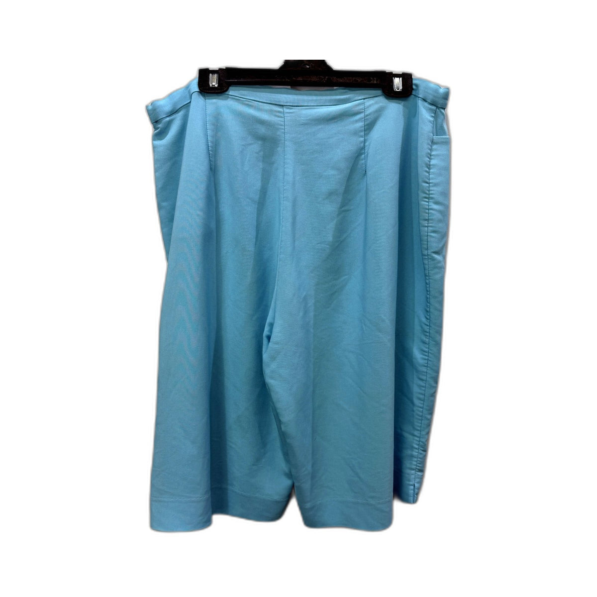 Toronto Womens Pleated Vintage Shorts Light Blue Size 18