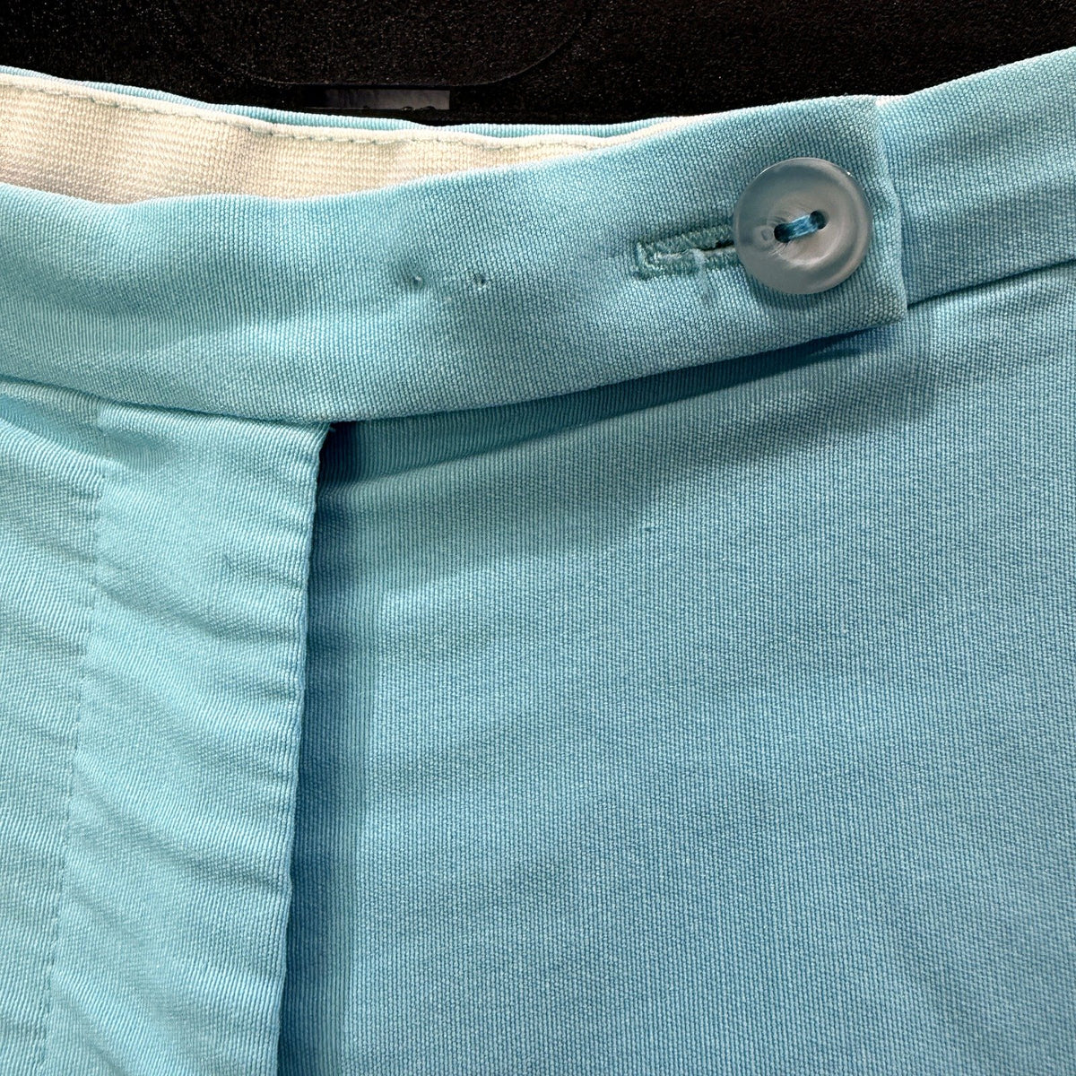 Toronto Womens Pleated Vintage Shorts Light Blue Size 18
