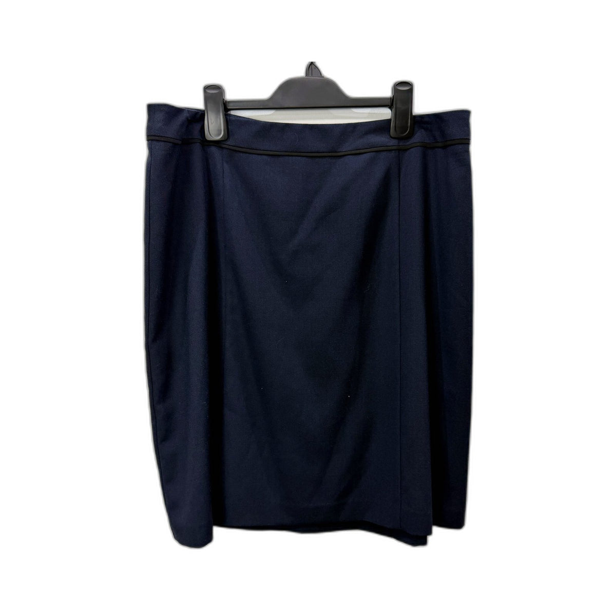 Jacquie Womens Navy Blue Pencil Midi Skirt Size 16 Business Casual NEW