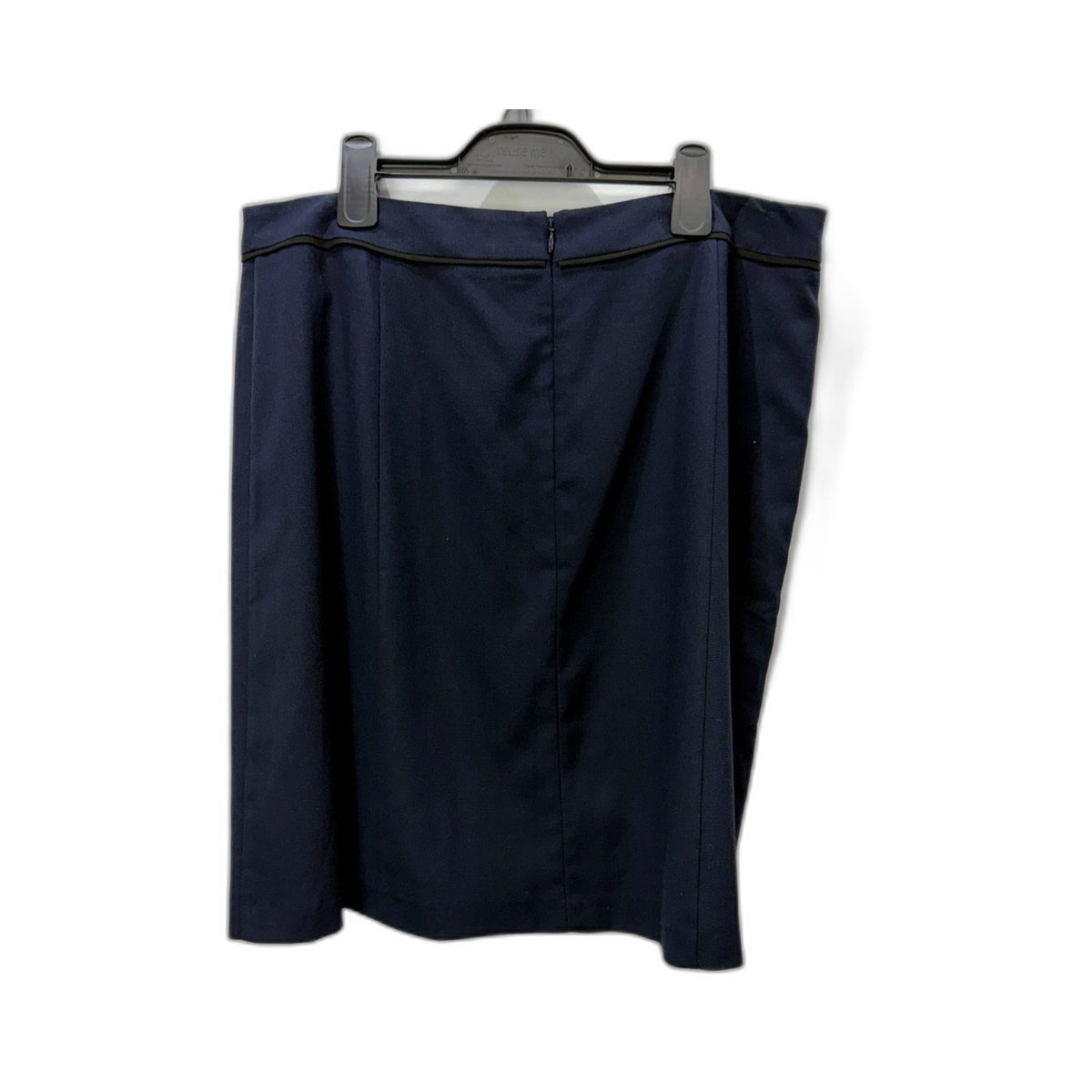 Jacquie Womens Navy Blue Pencil Midi Skirt Size 16 Business Casual NEW
