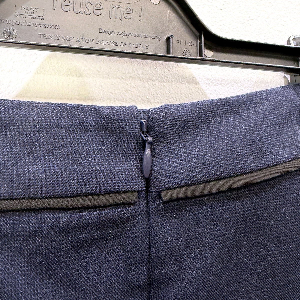 Jacquie Womens Navy Blue Pencil Midi Skirt Size 16 Business Casual NEW