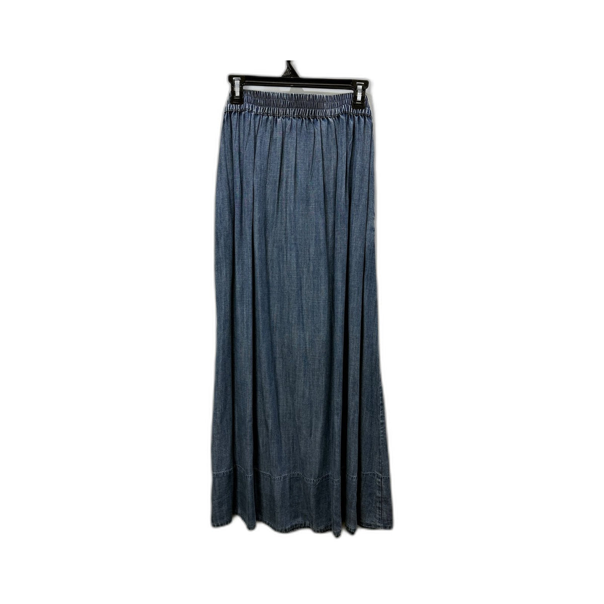OneTenWillow Womens Lyocell Maxi Skirt Dark Blue - Size L NEW