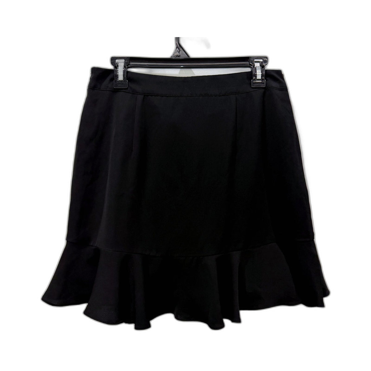 Portmans Womens Tiered Ruffle Mini Skirt Black Size 14 NEW
