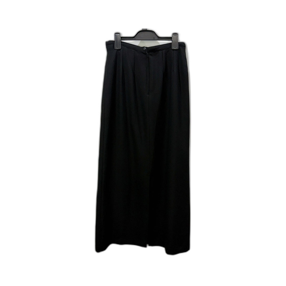 Jacqui.E Womens Vintage Button Front Maxi Skirt Black Size 12