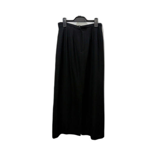 Jacqui.E Womens Vintage Button Front Maxi Skirt Black Size 12