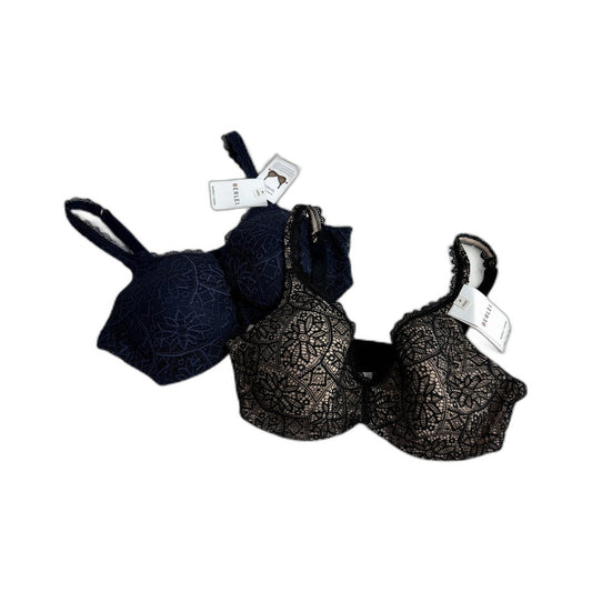Berlei Womens Barely There Lace T-Shirt Bra 14DD Navy Black 2 Pack Size 14DD NEW