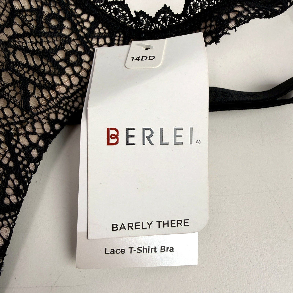 Berlei Womens Barely There Lace T-Shirt Bra 14DD Navy Black 2 Pack Size 14DD NEW