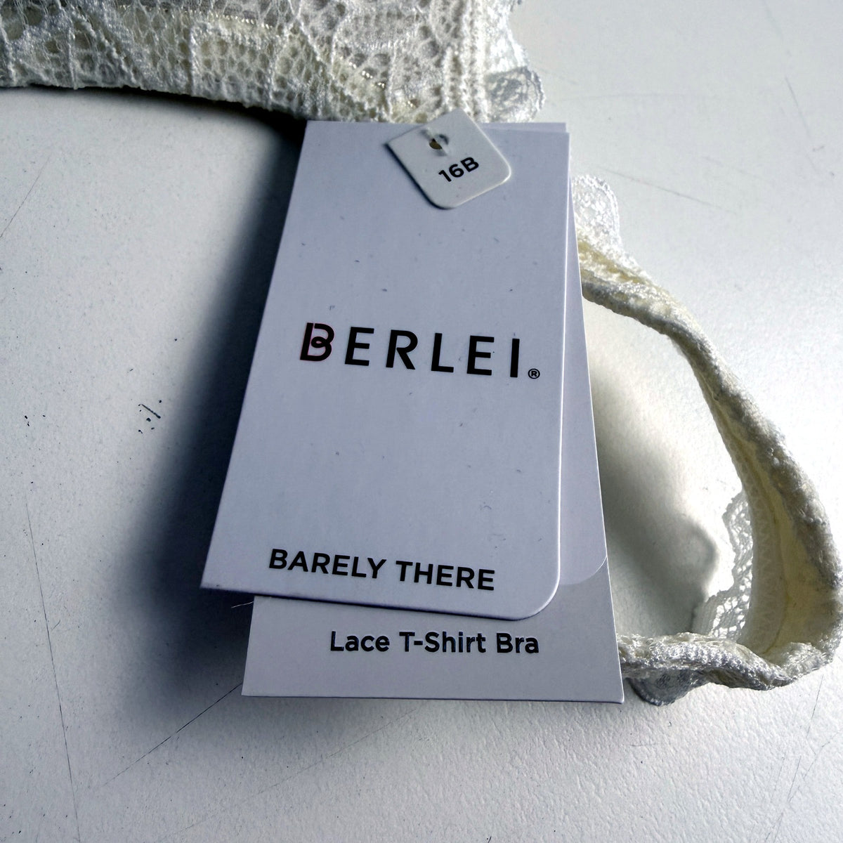 Berlei Womens Lace T-Shirt Bra 2-Pack Navy White Size 16B NEW