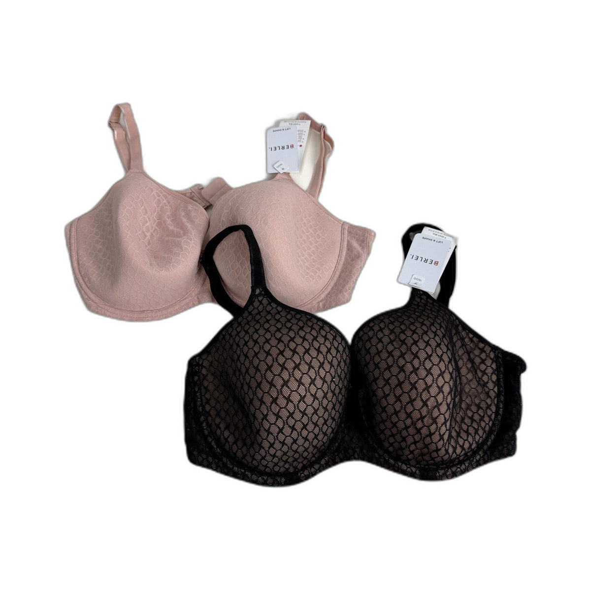 Berlei Womens Lift & Shape T-Shirt Bra 2-Pack Pink Black 16DD NEW