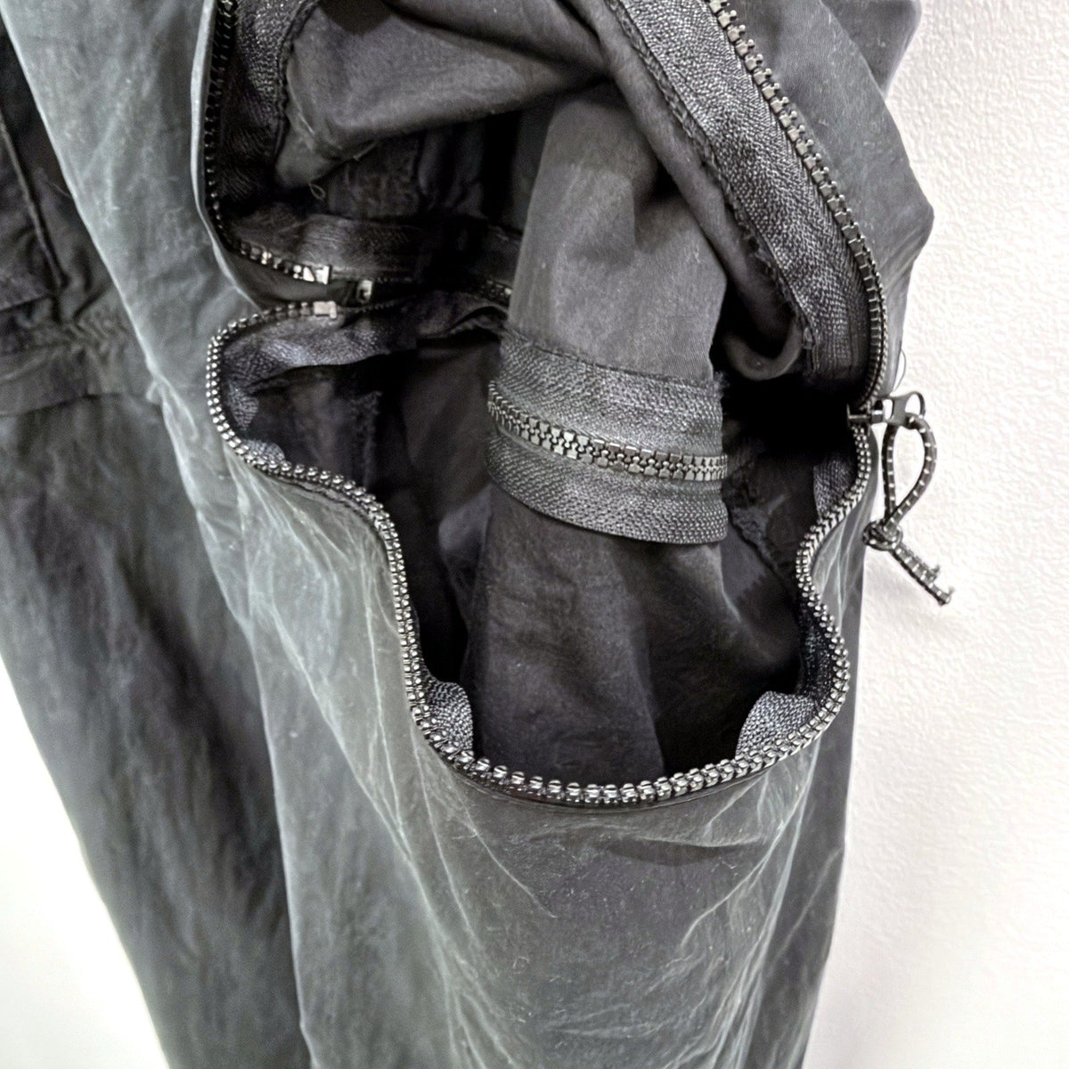 Spencer Project Mens Black Cargo Pants Convertible Zip Off Size 32