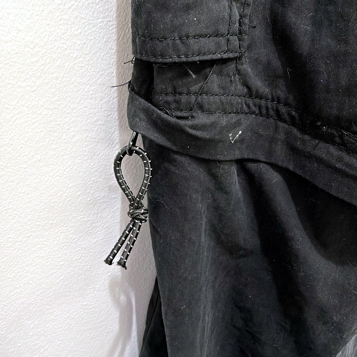 Spencer Project Mens Black Cargo Pants Convertible Zip Off Size 32