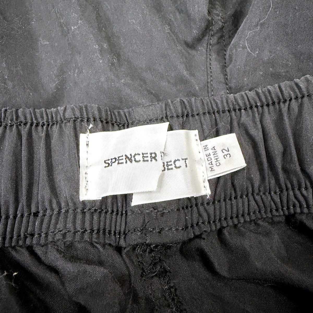 Spencer Project Mens Black Cargo Pants Convertible Zip Off Size 32