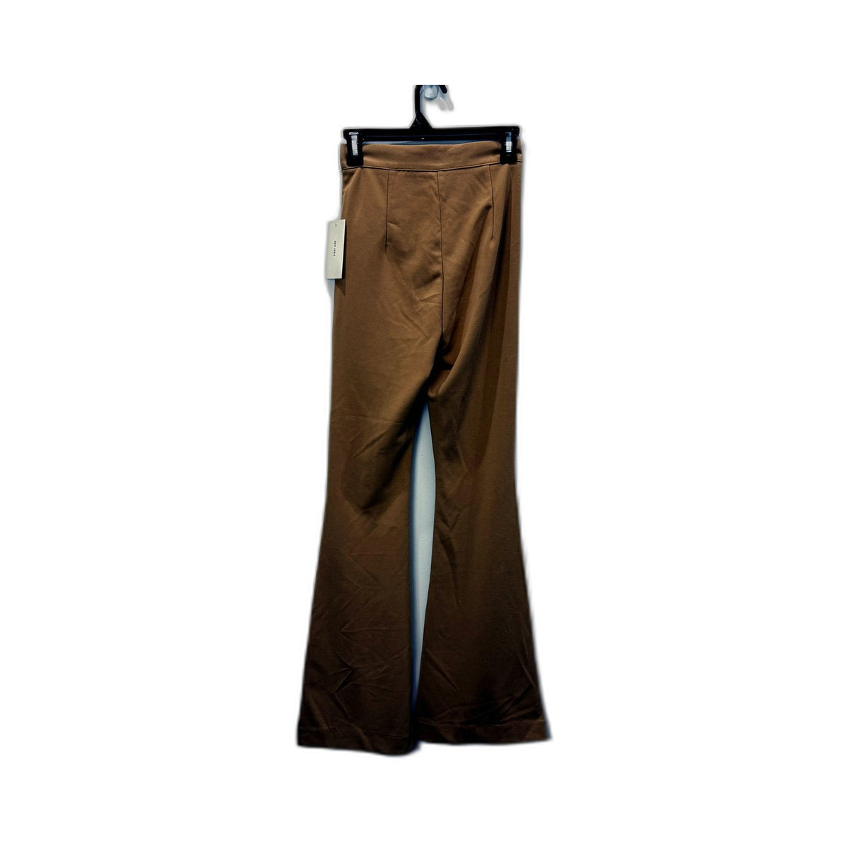 First MSE Womens Bootleg Flare Pants High Waisted Tan XS NEW