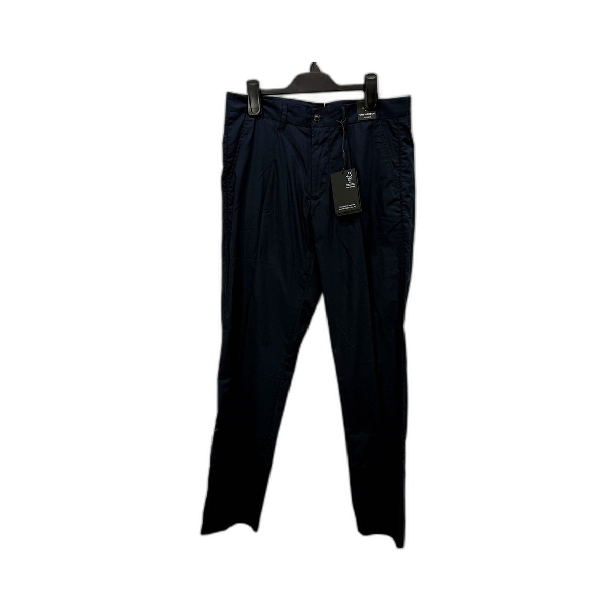 Van Heusen Mens Navy Blue Chino Pants W30 L30 VS1P141Q Size W30 L30 NEW