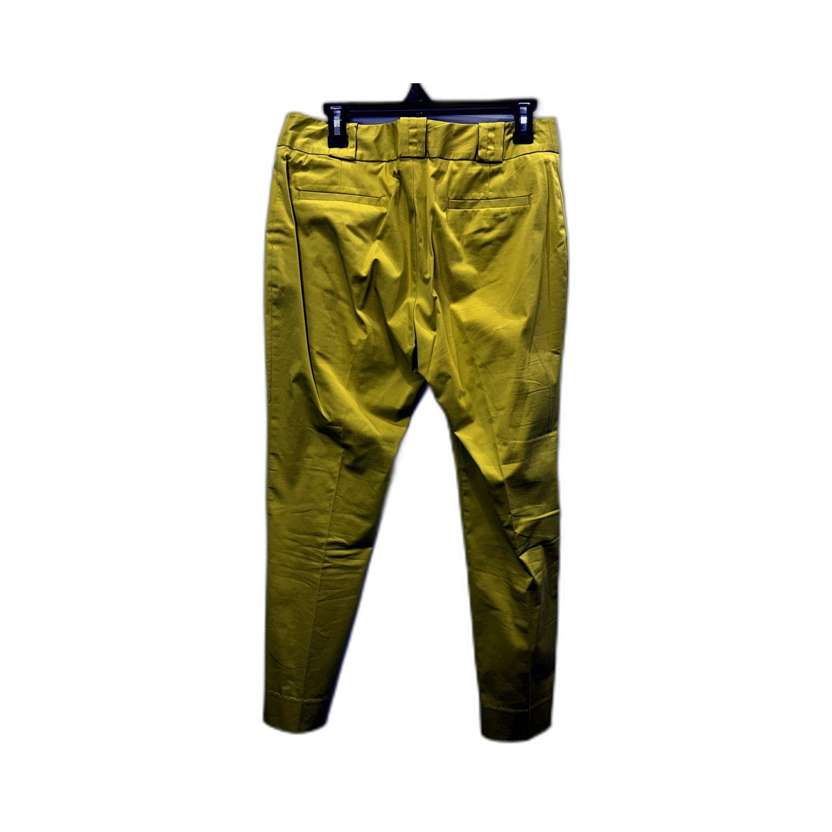 Veronika Maine Womens Tailored Dress Pants Chartreuse Yellow Size 10