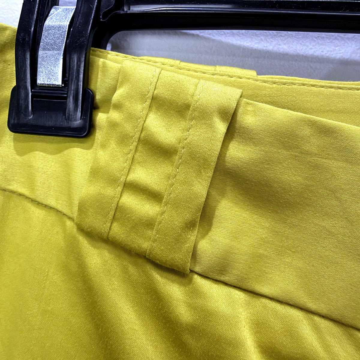 Veronika Maine Womens Tailored Dress Pants Chartreuse Yellow Size 10