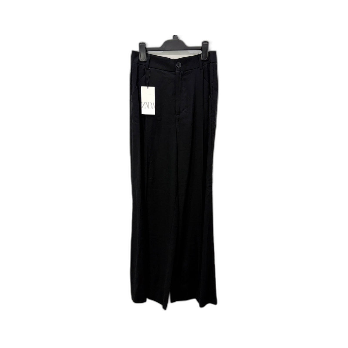 Zara Womens Black Wide Leg Trousers Tailored Fit XS - 5427/525/800 Size XS NEW