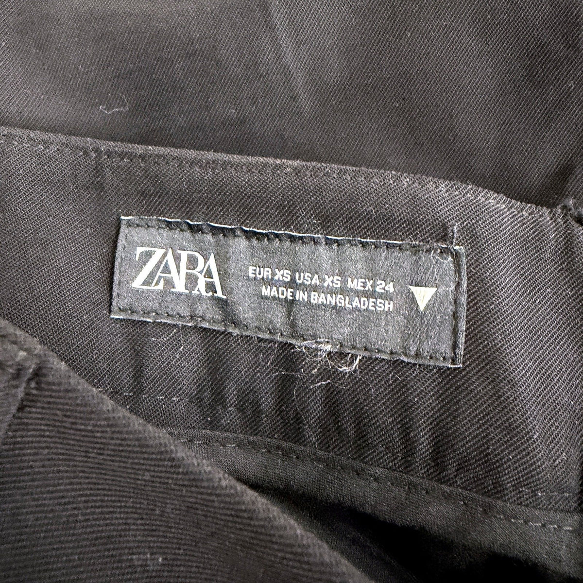 Zara Womens Black Wide Leg Trousers Tailored Fit XS - 5427/525/800 Size XS NEW