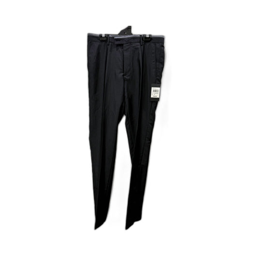 Connor Mens Slim Dress Pants Charcoal Flat Front Size 32 NEW