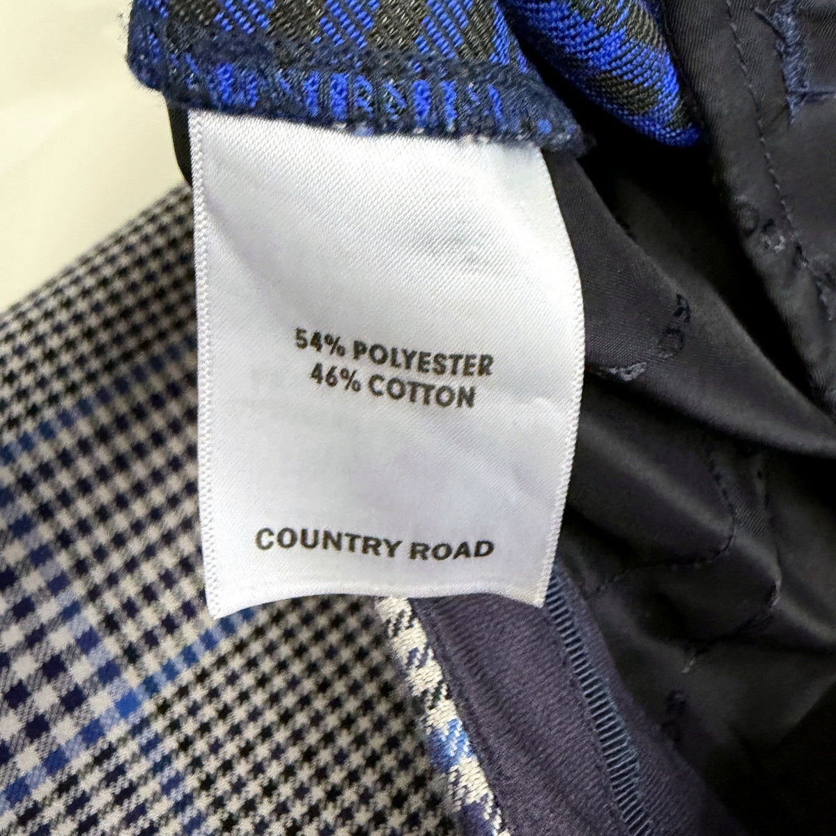 Country Road Womens Multi Color Houndstooth Check Dress Pants Size 10