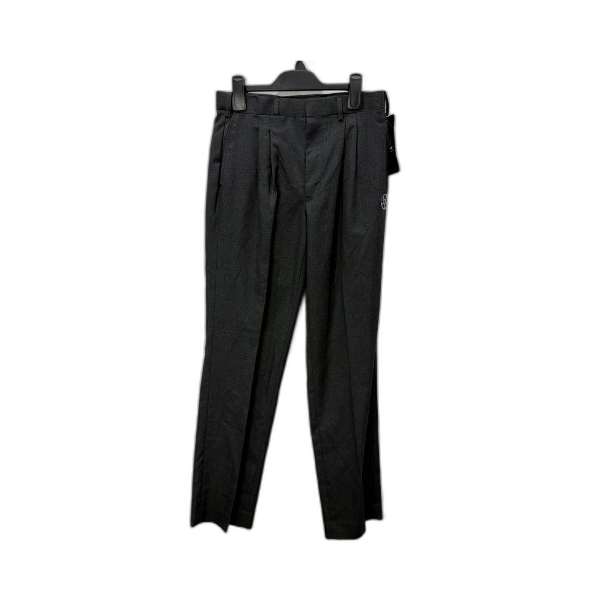 Noone Womens Dress Pants Grey Melange Tailored Fit Size 14 NEW