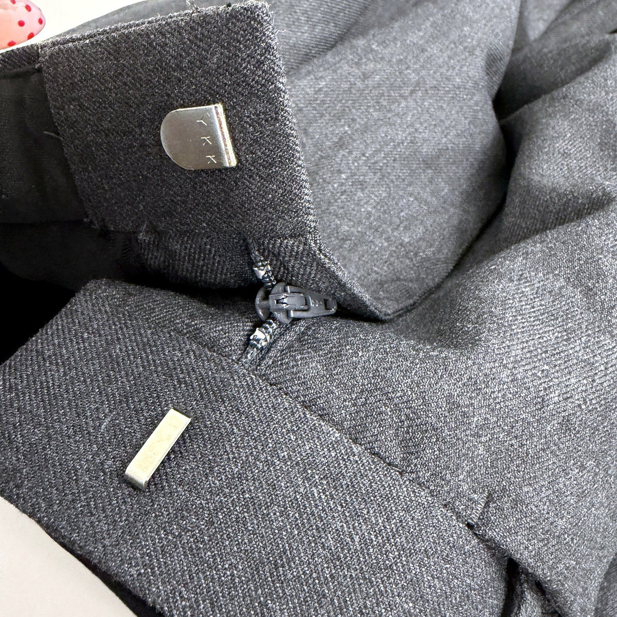 Noone Womens Dress Pants Grey Melange Tailored Fit Size 14 NEW
