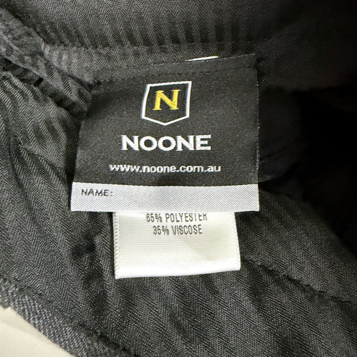 Noone Womens Dress Pants Grey Melange Tailored Fit Size 14 NEW