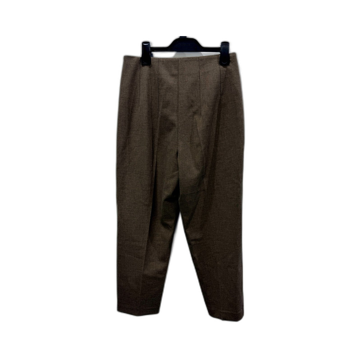 Basque Petite Womens Pleated High-Waisted Dress Pants Taupe Size 10 NEW