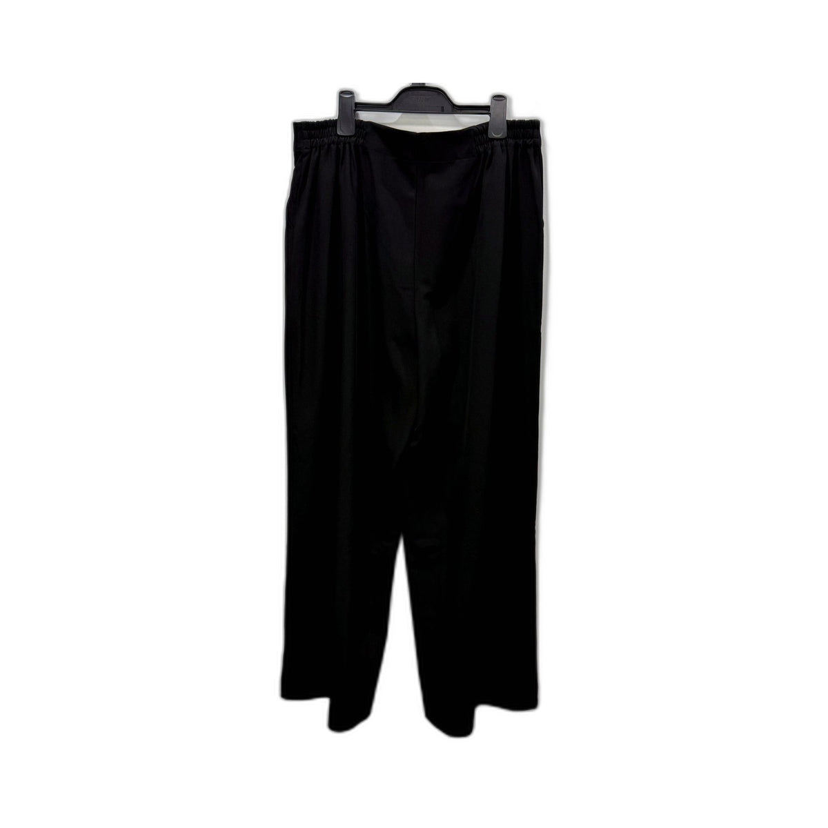 Serafina Womens Wide Leg Trousers Black Distressed Size 14