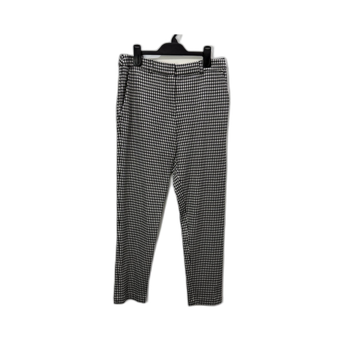 Perri Cutten Womens Black White Houndstooth Trousers Size 10