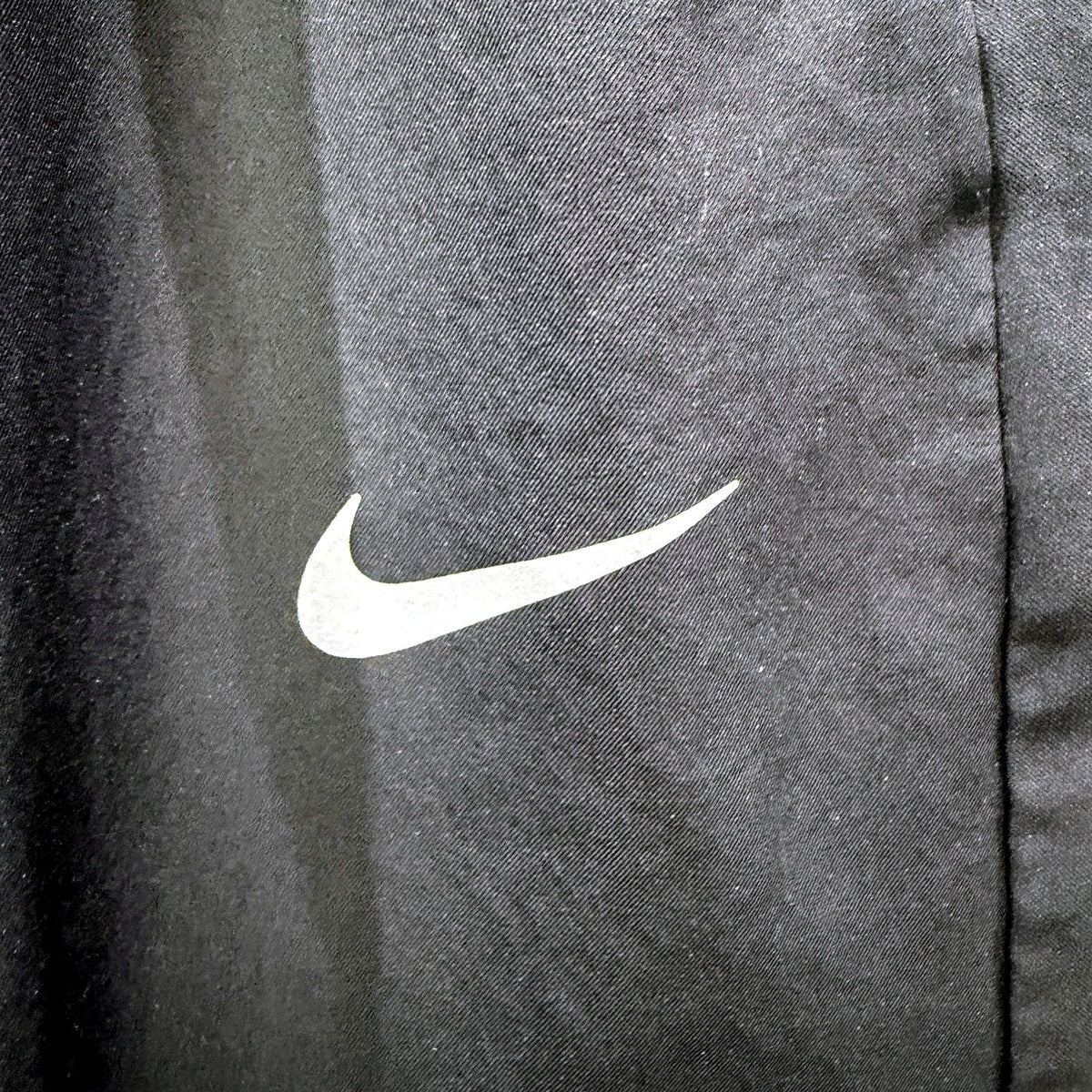 Nike Mens Black Track Pants Dri-Fit Ankle Zip Joggers Size M