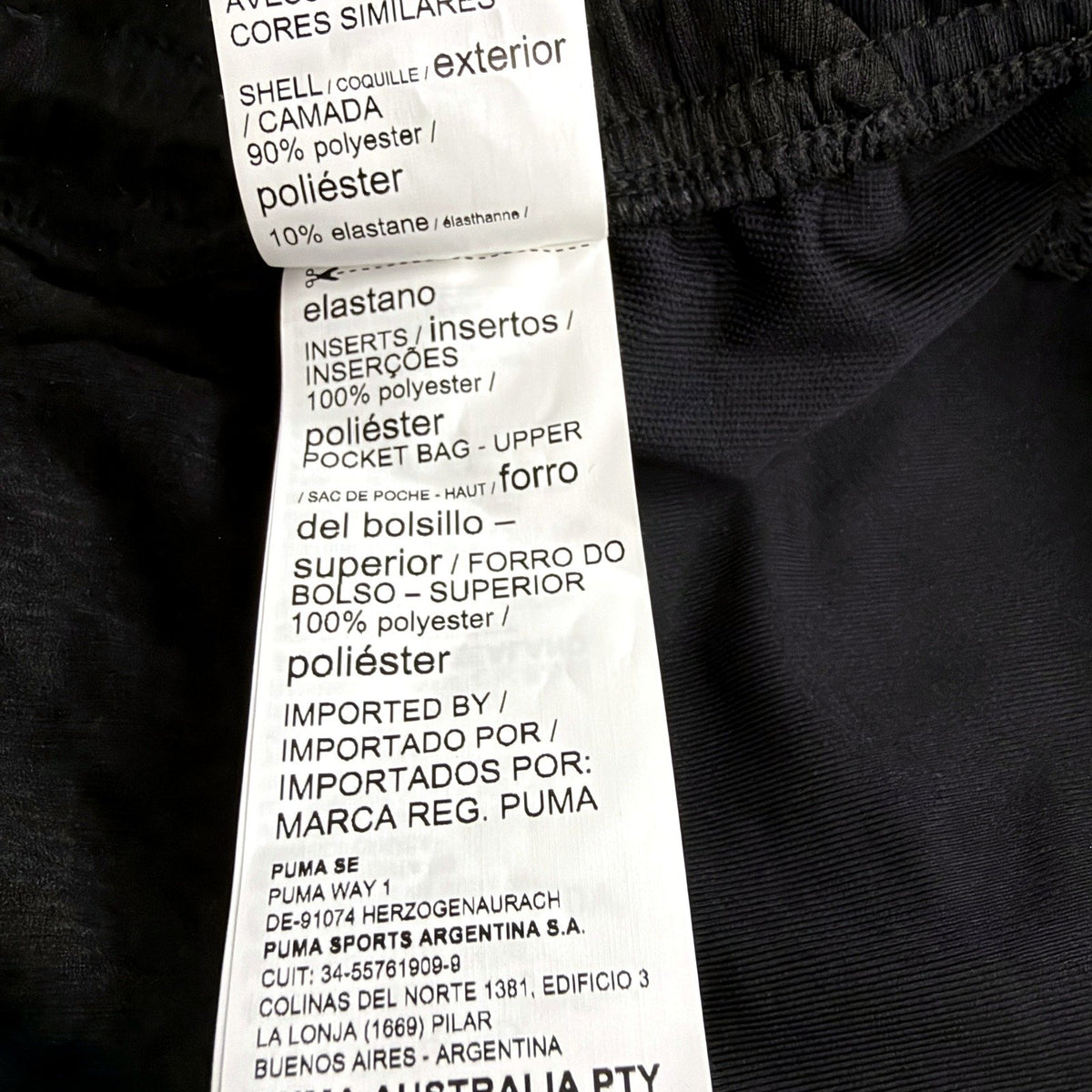 Puma Mens Black Track Pants XL - Athletic Comfortable Fit Size XL