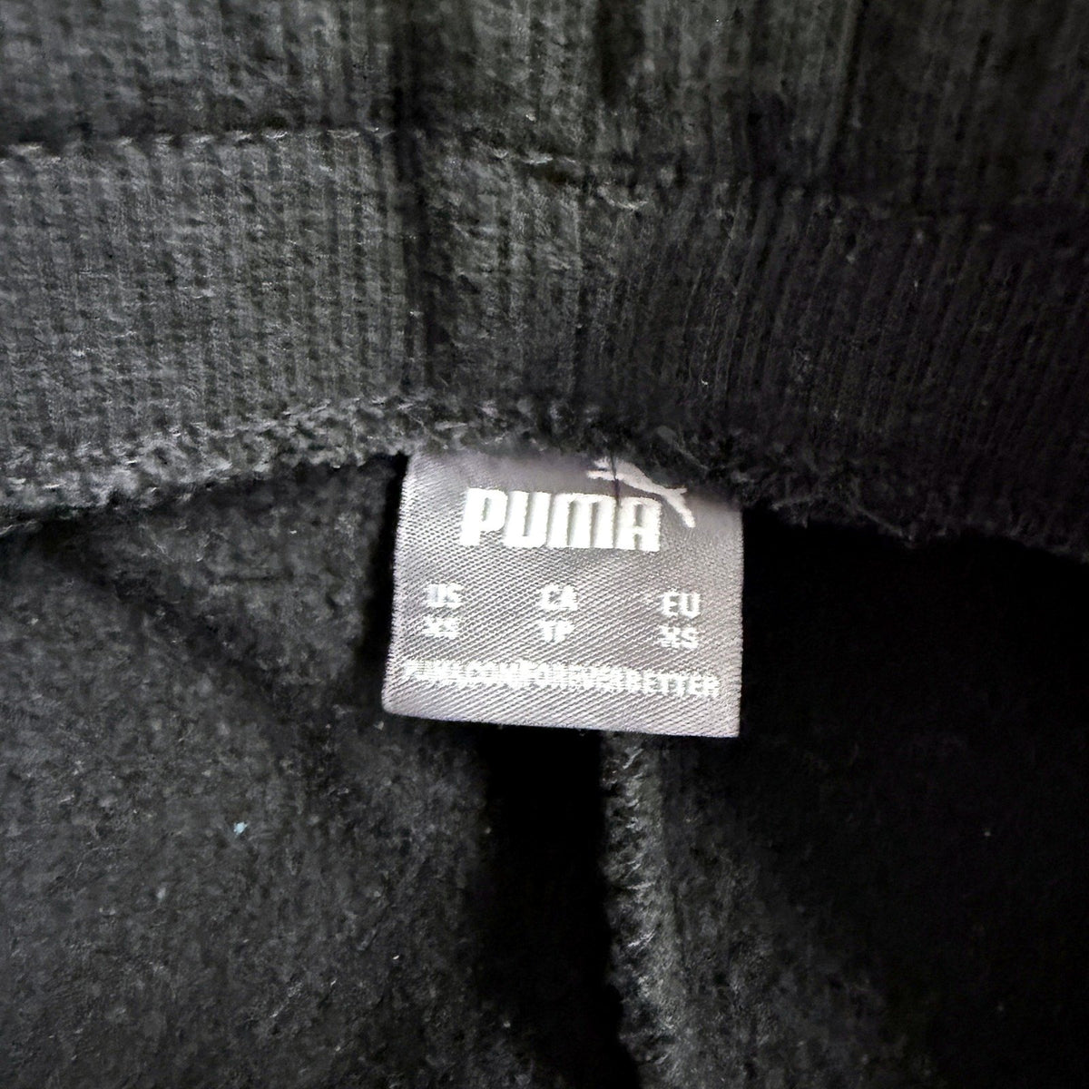 Puma Mens Black Jogger Pants Athletic Sweatpants XS