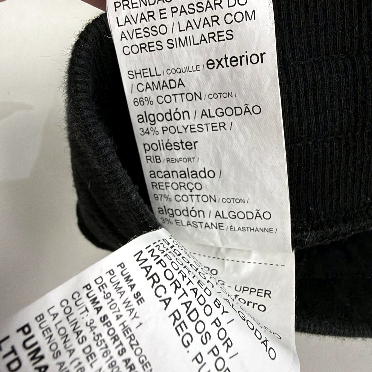 Puma Mens Black Jogger Pants Athletic Sweatpants XS