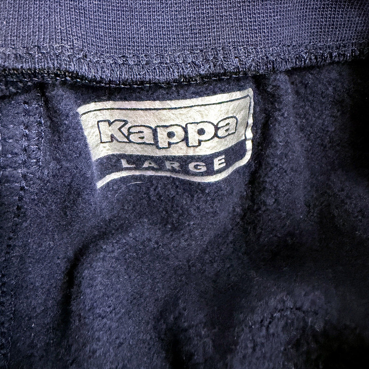 Kappa Mens Sport Jogger Pants Navy Blue Athletic Comfort Large