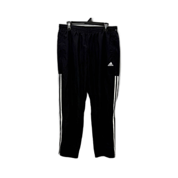 Adidas Mens Samson Track Pants Black White Stripe Size L IL6659 NEW