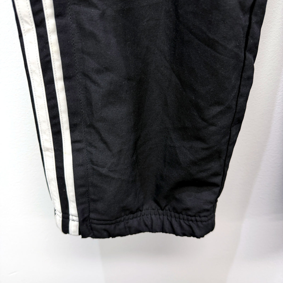 Adidas Mens Samson Track Pants Black White Stripe Size L IL6659 NEW