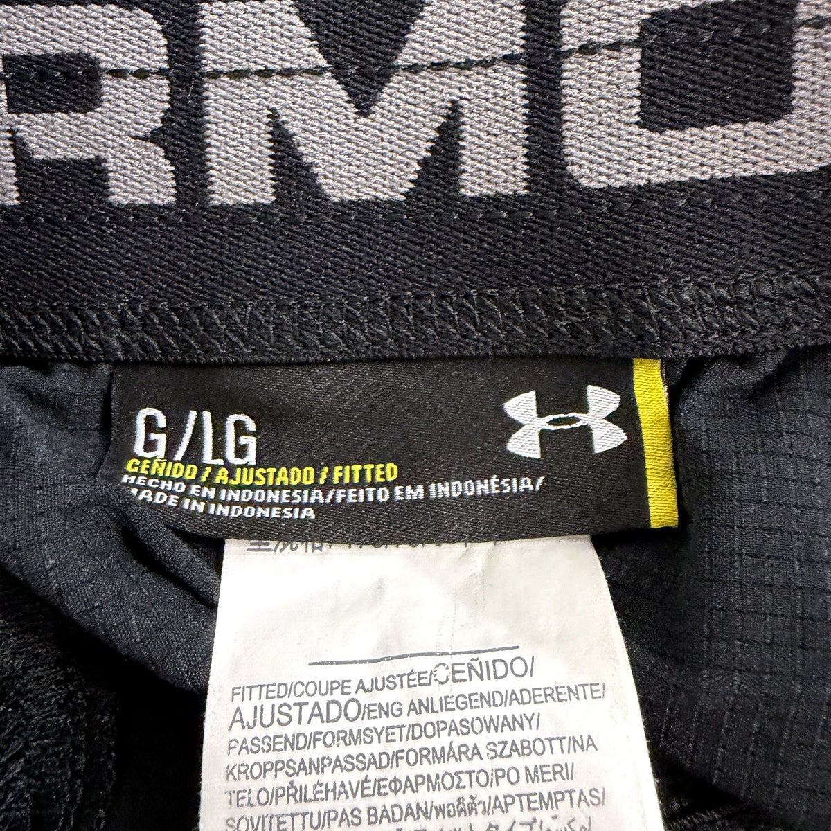 Under Armour Womens Black Athletic Pants Fitted Stretch Size L