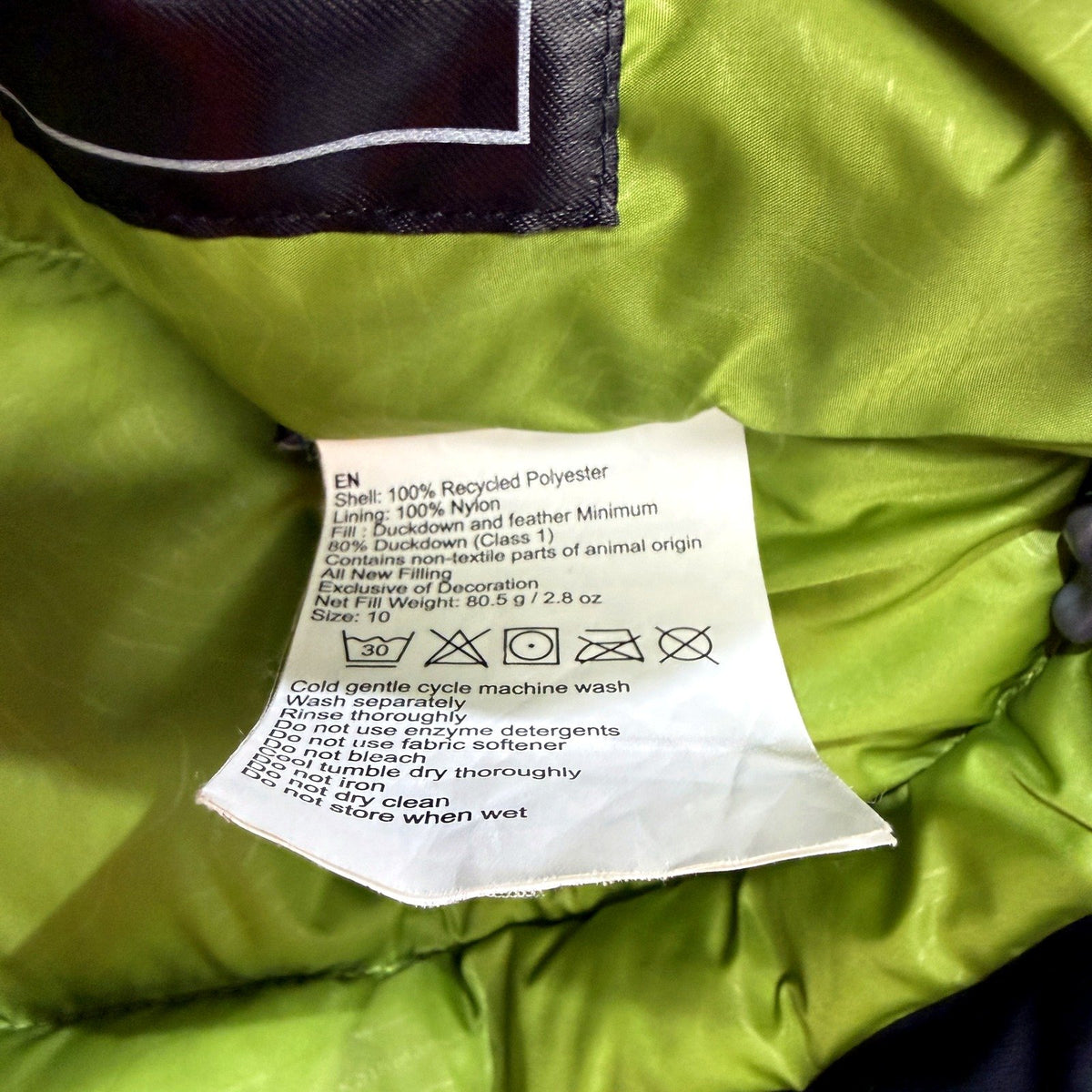 Kathmandu Womens EPIQ Down Vest Sleeveless Puffer Black Size 10