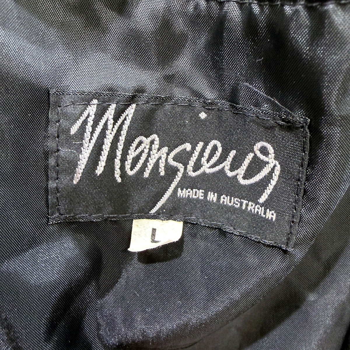 Monsieur Mens Formal Vest Black Gold Floral Brocade Size L