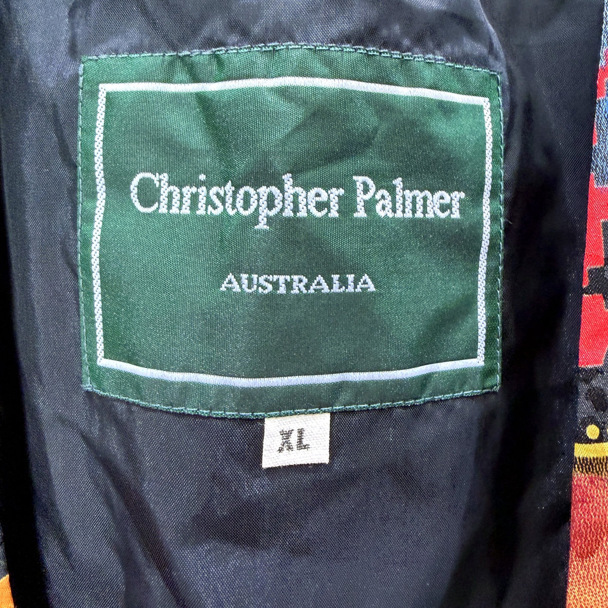 Christopher Palmer Mens Black Abstract Pattern Vest Size M