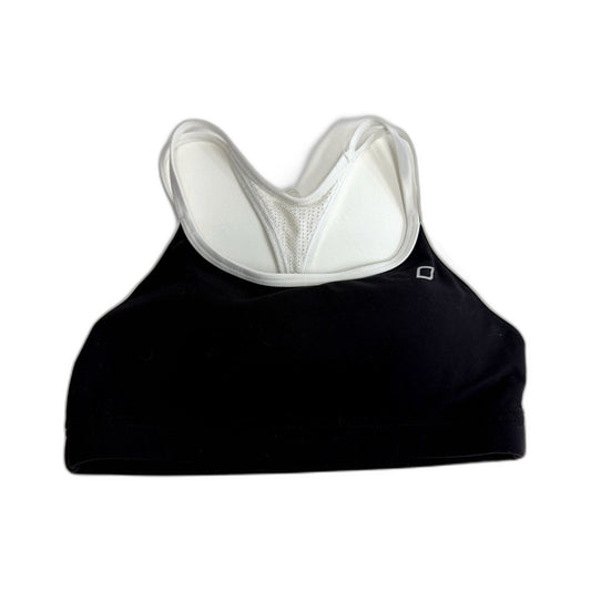 Lorna Jane Active Womens Padded Bra Black White Trim Size 6