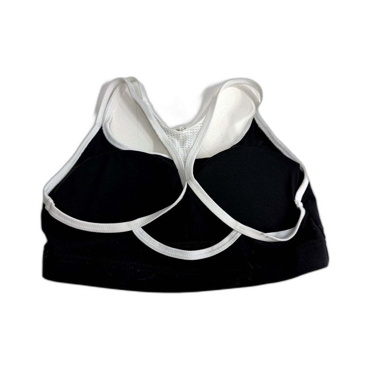 Lorna Jane Active Womens Padded Bra Black White Trim Size 6