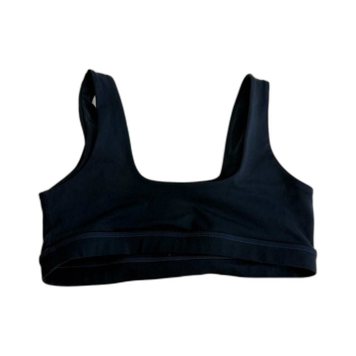 LSKD Womens Navy Blue Racerback Sports Bra Non-Padded XS | Size XS