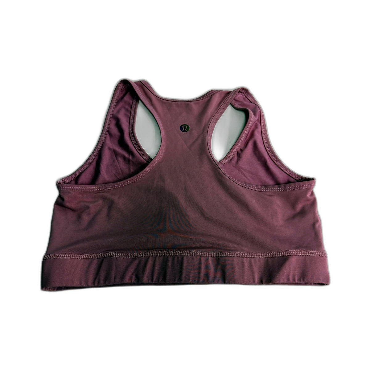 Lululemon Womens Sports Bra Racerback Pink Mauve Size 2XL Support