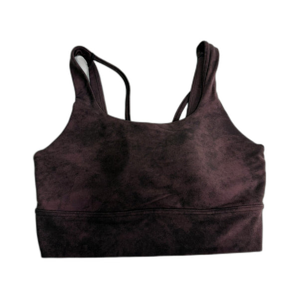 Nike Womens Padded Sports Bra Racerback Athletic Mauve Size S