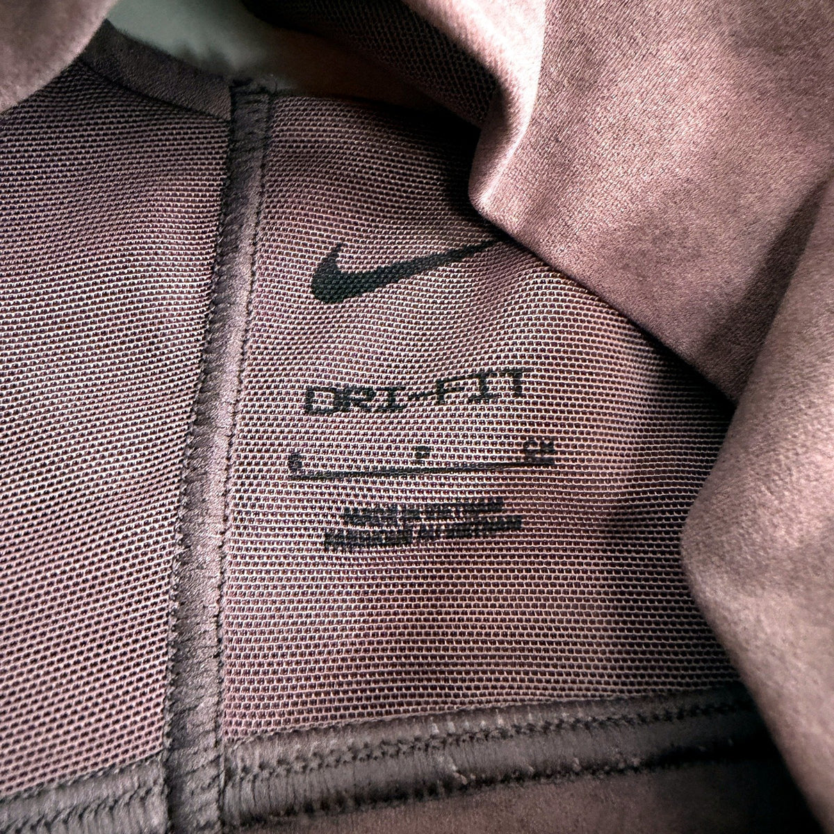 Nike Womens Padded Sports Bra Racerback Athletic Mauve Size S